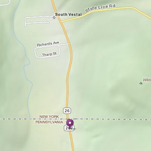 Map of Friendsville store