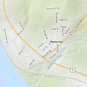 Map of Wyalusing store